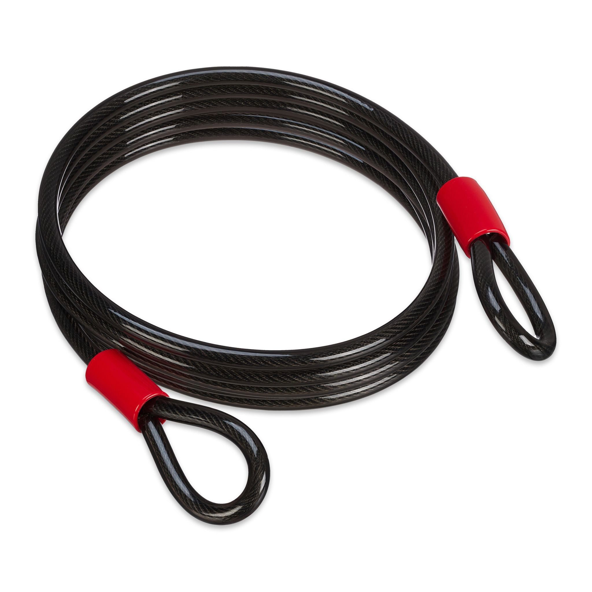 Schlaufenkabel 12 mm Rot-Schwarz von Relaxdays