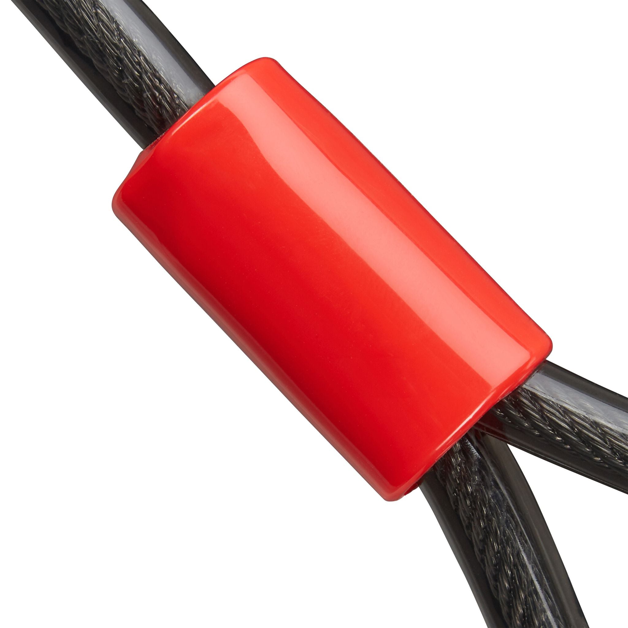 Schlaufenkabel 12 mm Rot-Schwarz von Relaxdays