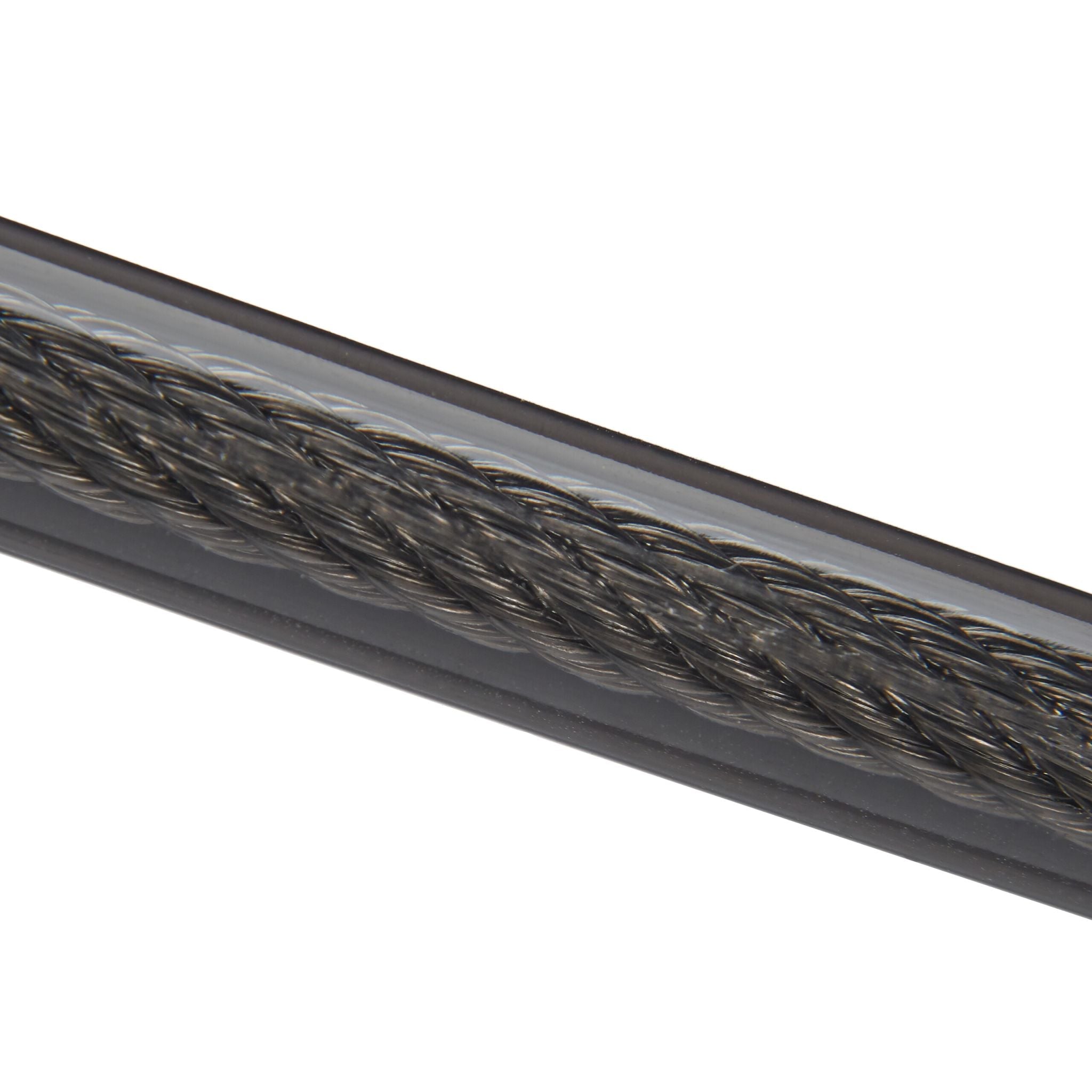 Schlaufenkabel 12 mm Rot-Schwarz von Relaxdays