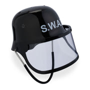 SWAT Helm für Kinder Schwarz von Relaxdays