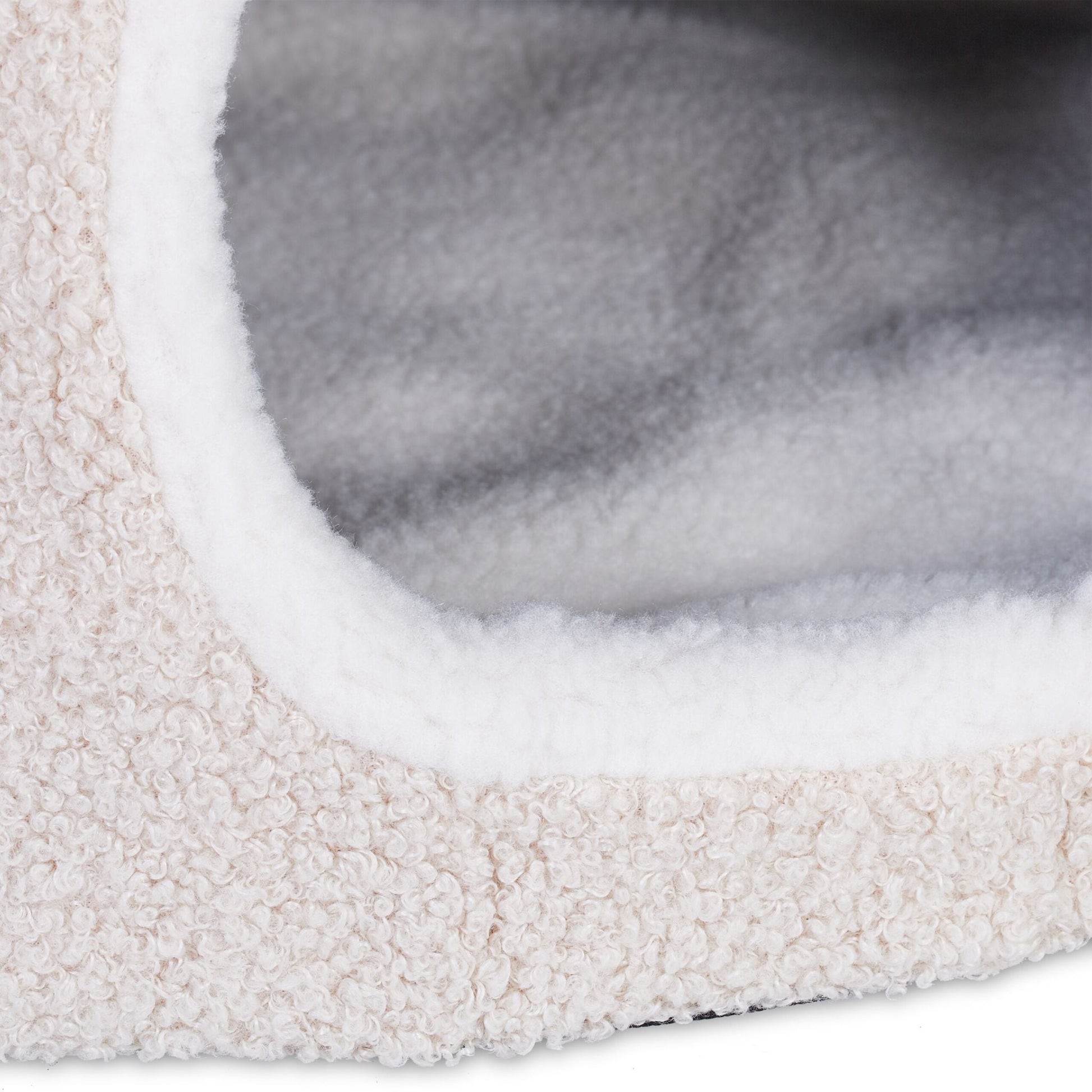 Faltbare Katzenhöhle in Beige Beige-Weiss-Schwarz von Relaxdays