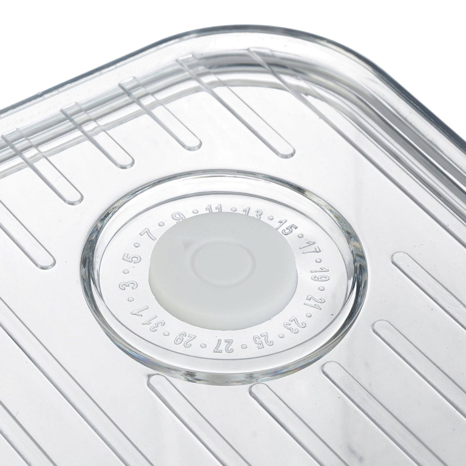 Kühlschrank Organizer 3er-Set Weiss-Transparent von Relaxdays