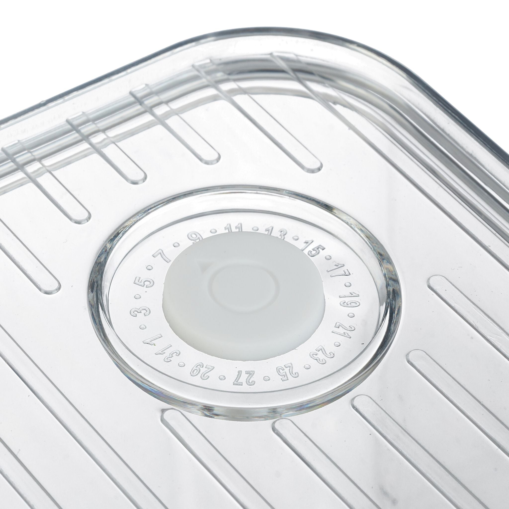 Kühlschrank Organizer 3er-Set Weiss-Transparent von Relaxdays