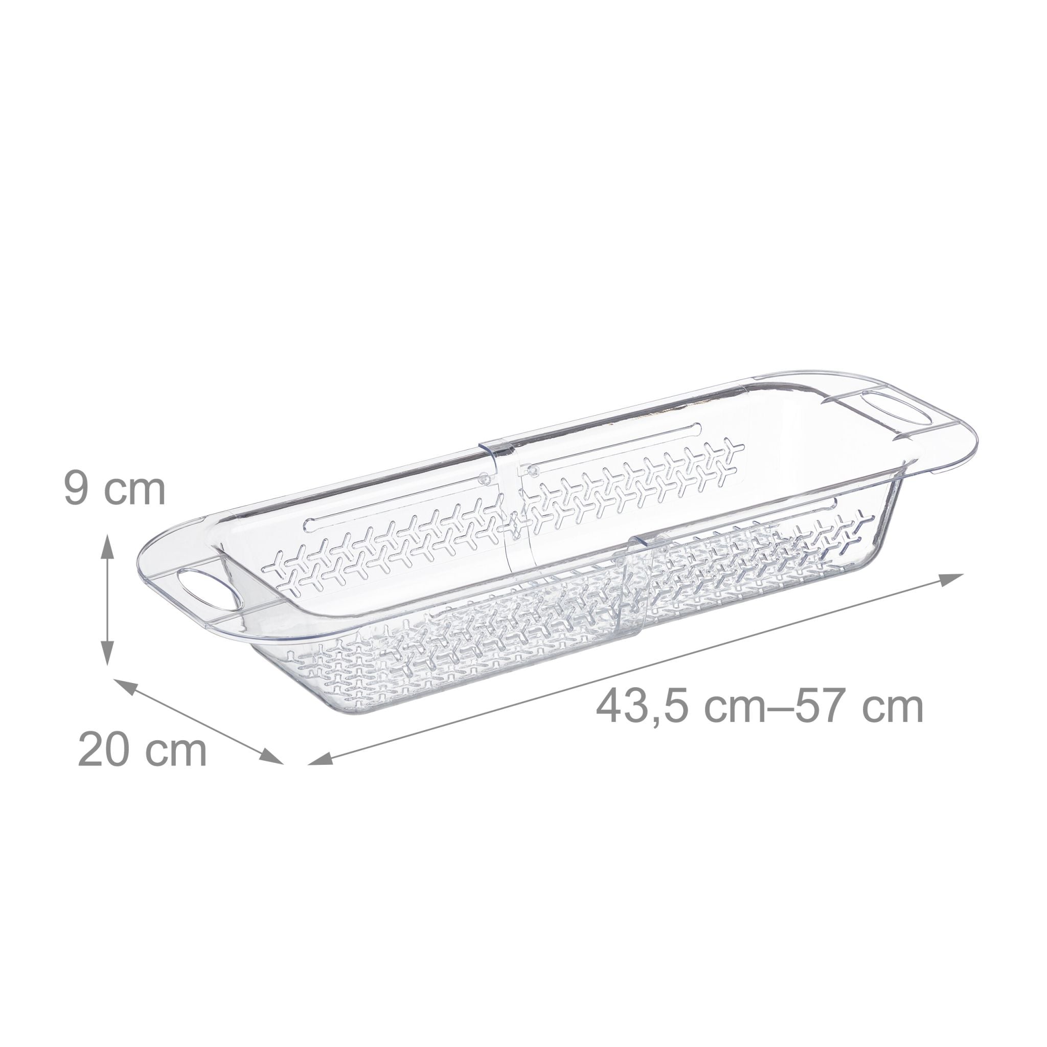 Spülbecken Sieb Transparent von Relaxdays