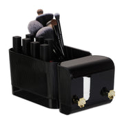 Kosmetik Organizer Wand Gold-Schwarz von Relaxdays