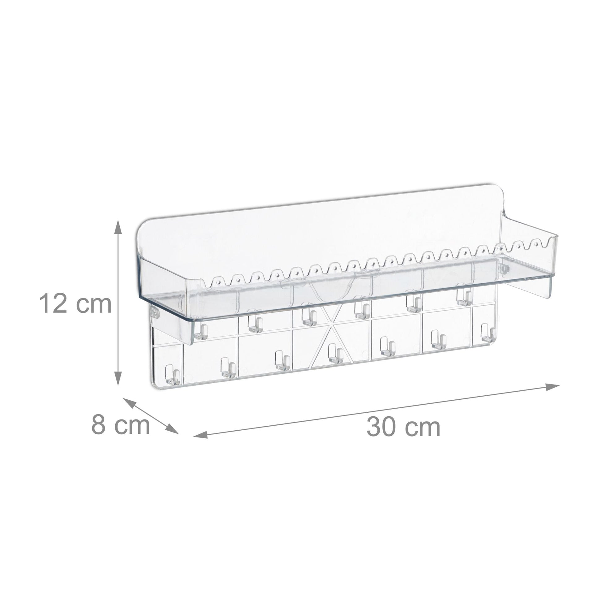 Schmuckhalter Wand Transparent von Relaxdays