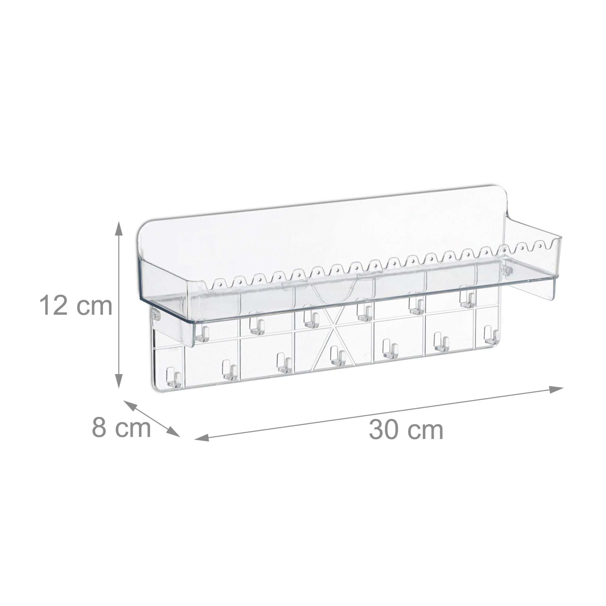 Schmuckhalter Wand Transparent von Relaxdays