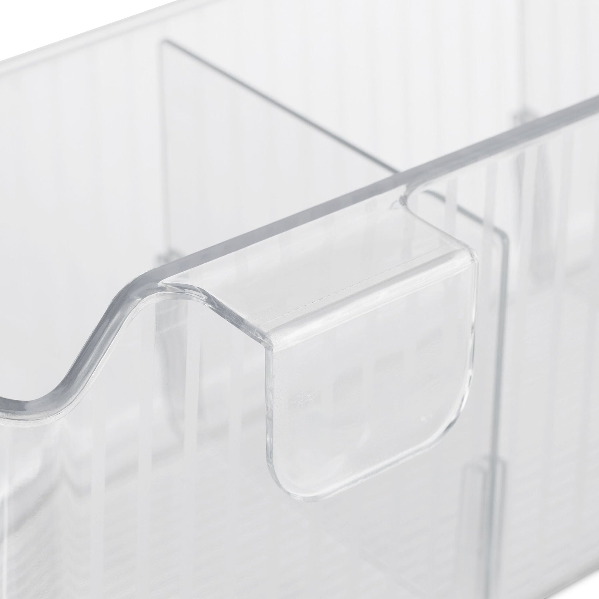 Schranktür Organizer 3 Fächer 2er-Set Transparent von Relaxdays