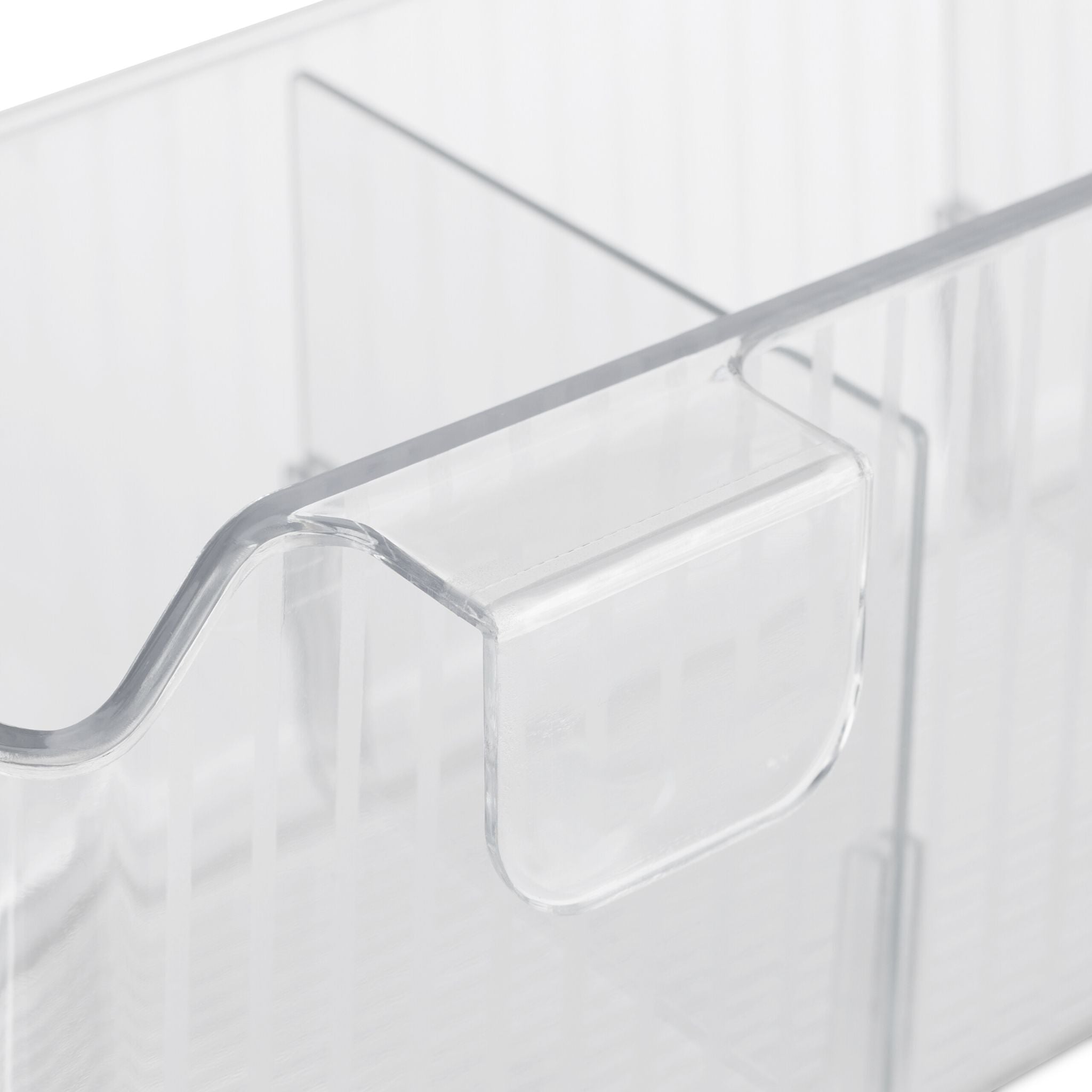 Schranktür Organizer 3 Fächer 2er-Set Transparent von Relaxdays