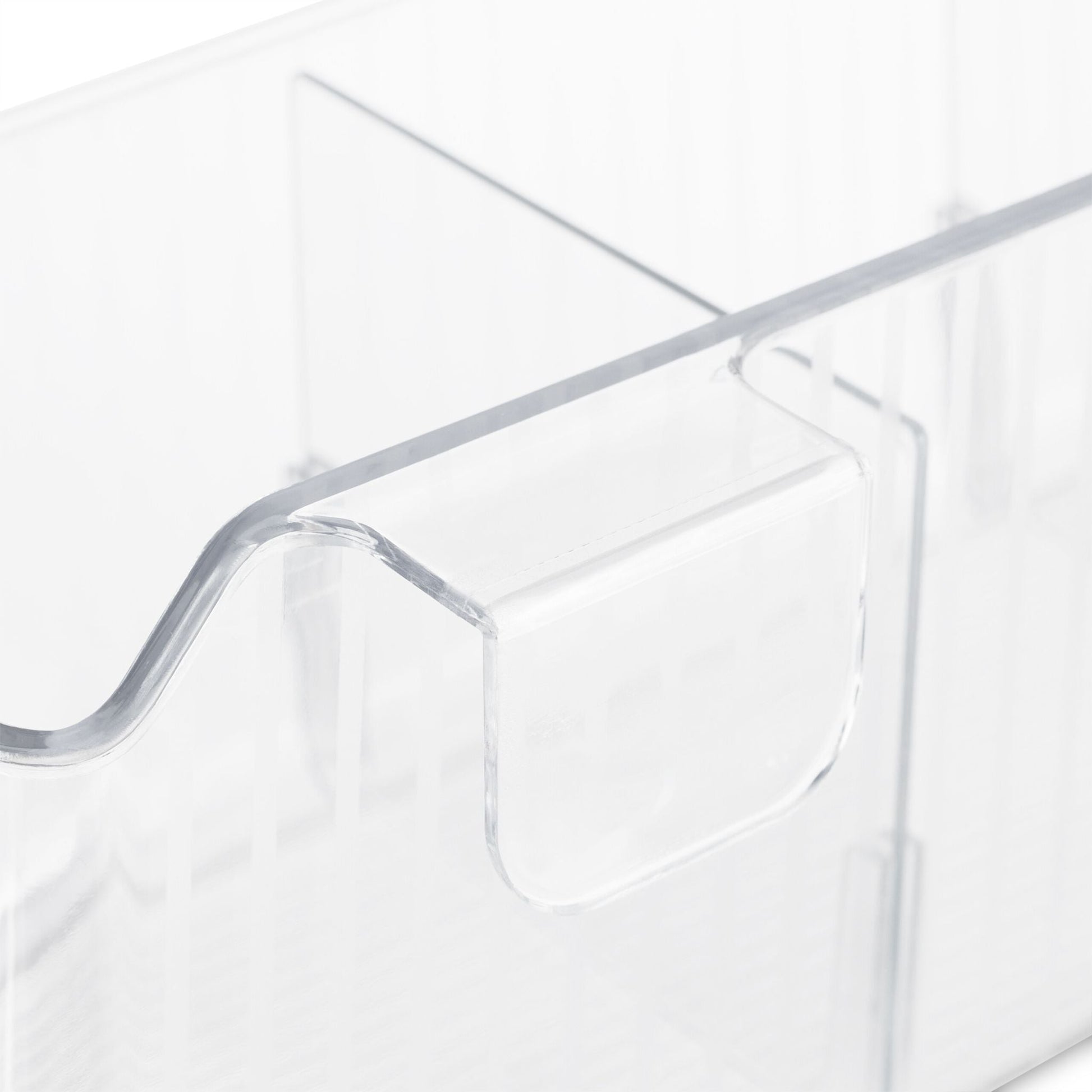 Schranktür Organizer 4 Fächer 2er-Set Transparent von Relaxdays