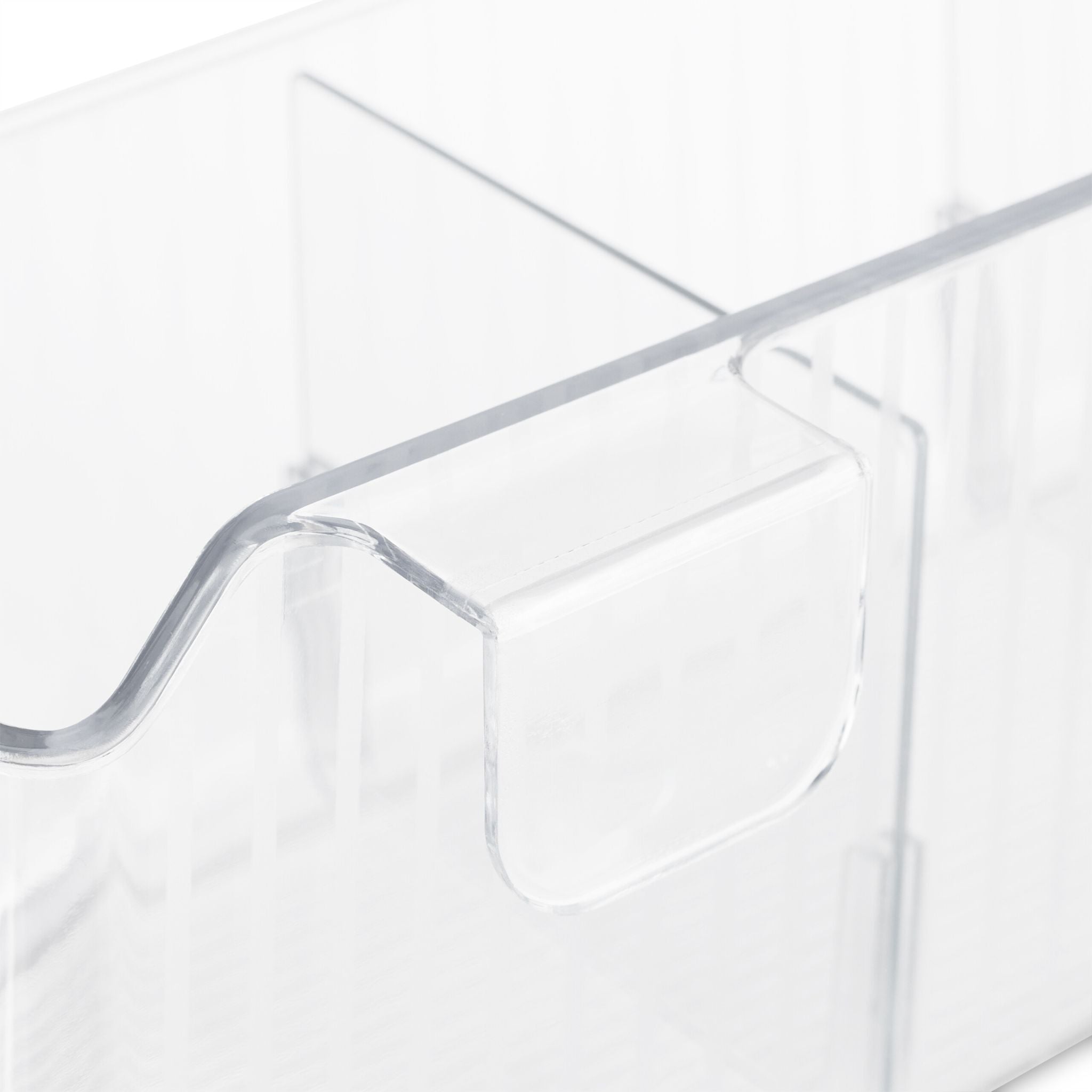Schranktür Organizer 4 Fächer 2er-Set Transparent von Relaxdays
