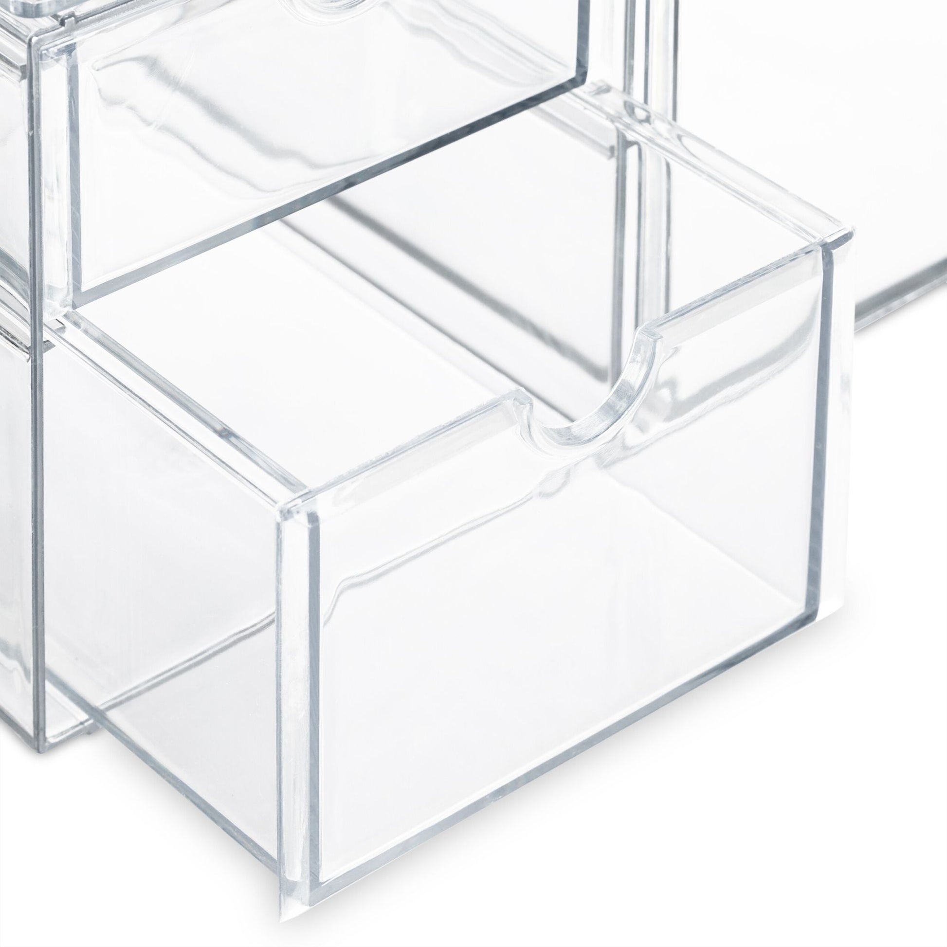 Make Up Organizer mit Schubladen Transparent von Relaxdays