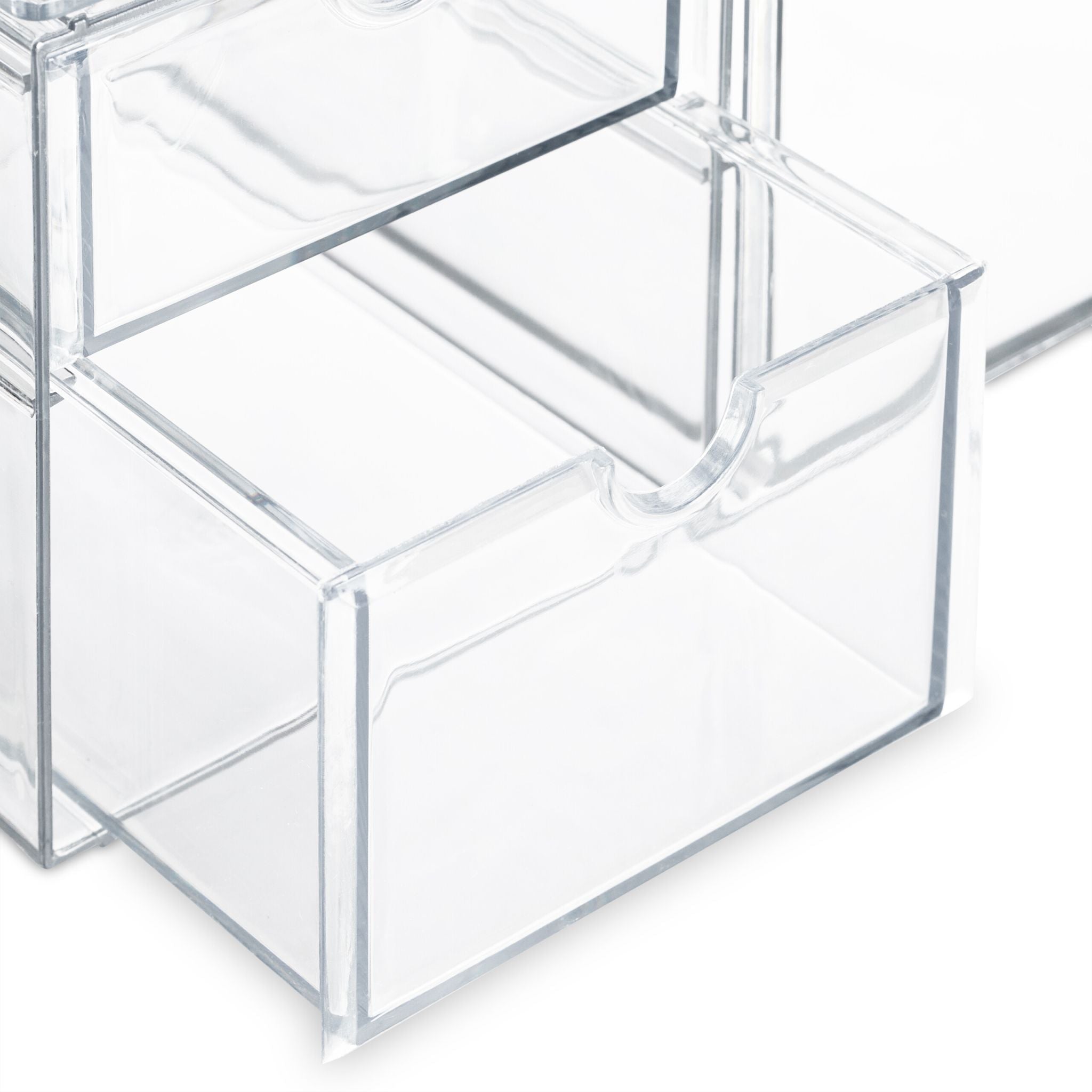 Make Up Organizer mit Schubladen Transparent von Relaxdays