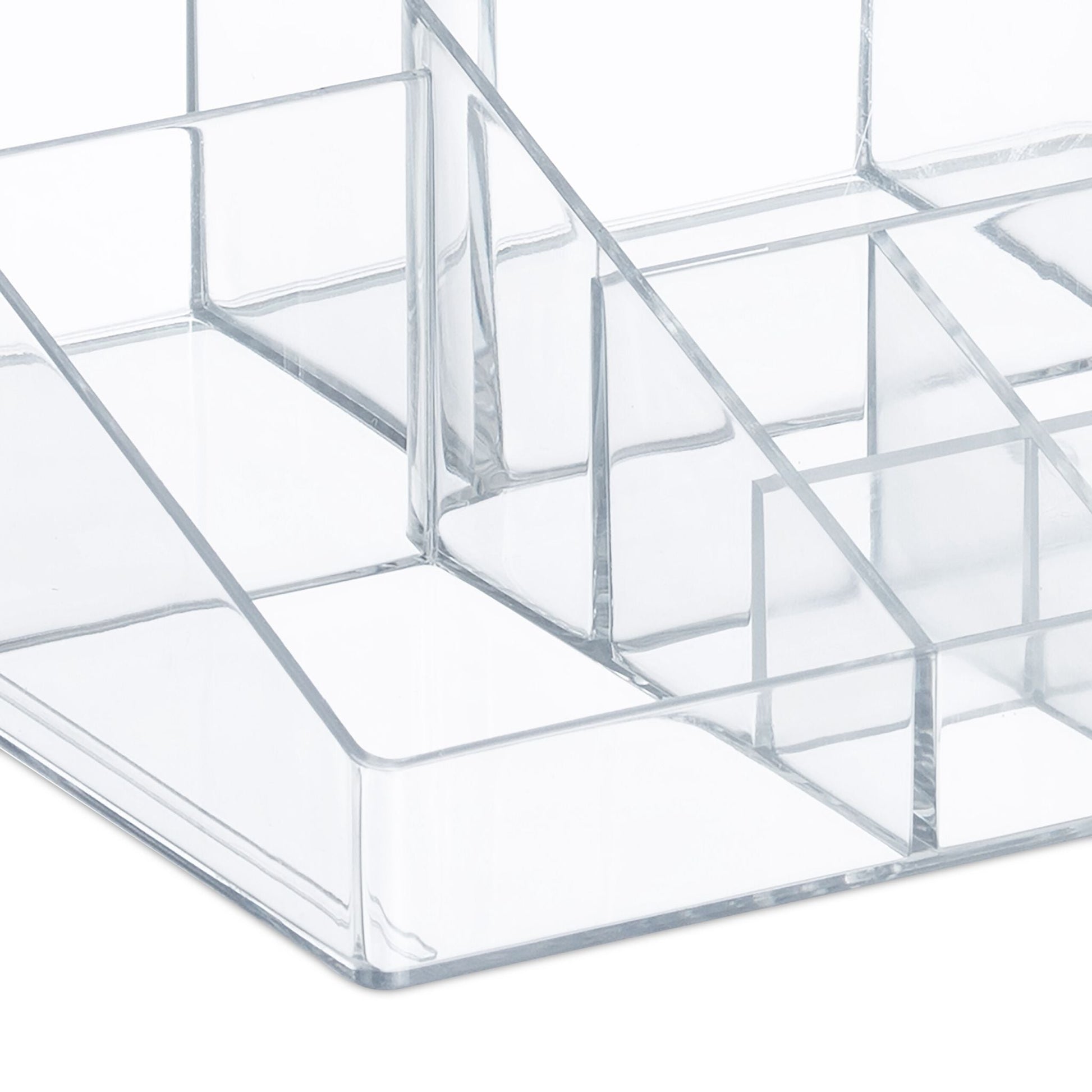 Make Up Organizer 2er-Set Transparent von Relaxdays
