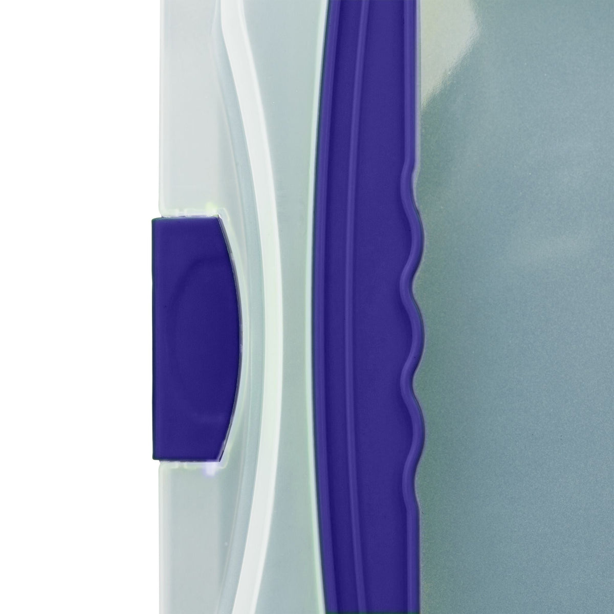 Backblech mit Deckel Dunkelblau-Schwarz-Transparent von Relaxdays