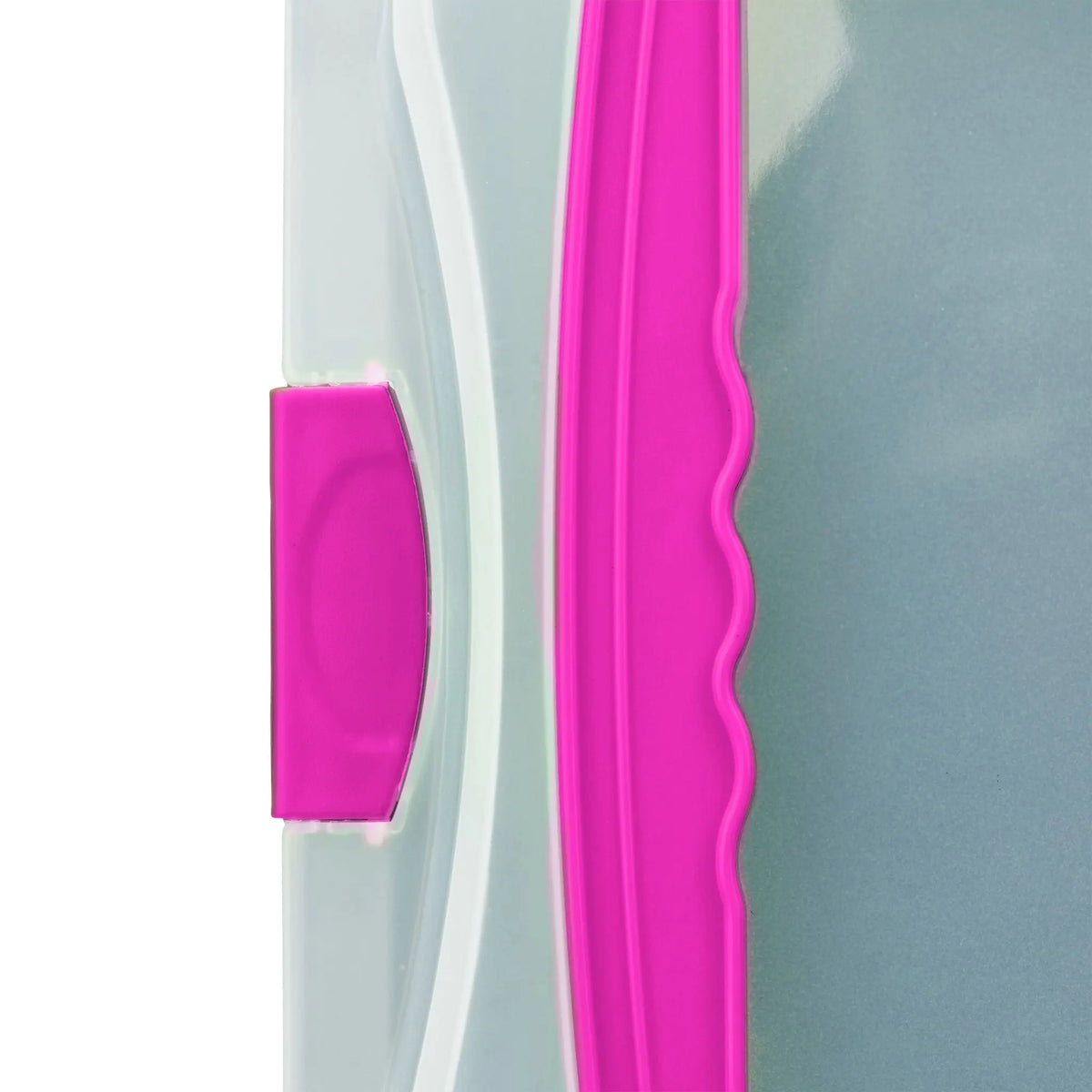 Backblech mit Deckel Pink-Schwarz-Transparent von Relaxdays