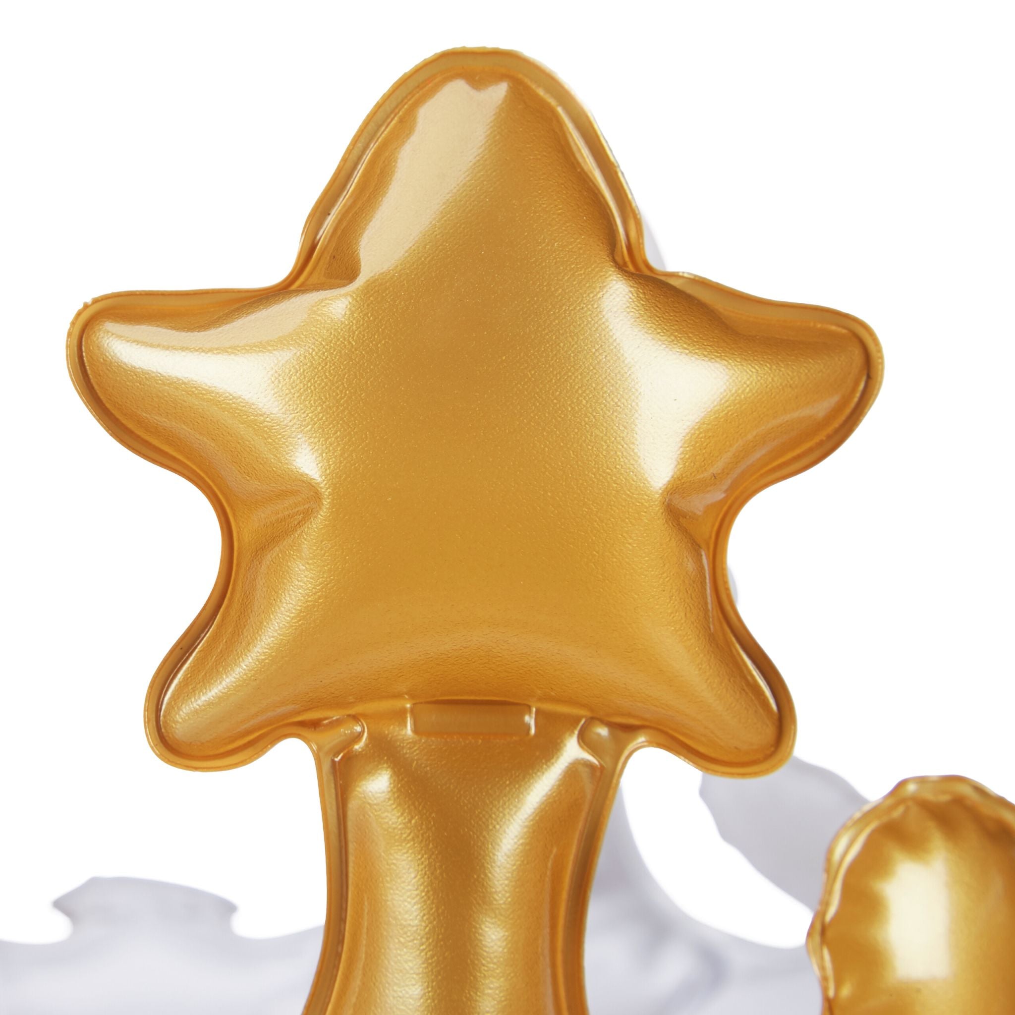 Aufblasbare Krone 5er-Set Weiss-Gold von Relaxdays