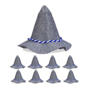 Seppelhut 9er-Set Weiss-Blau-Grau von Relaxdays