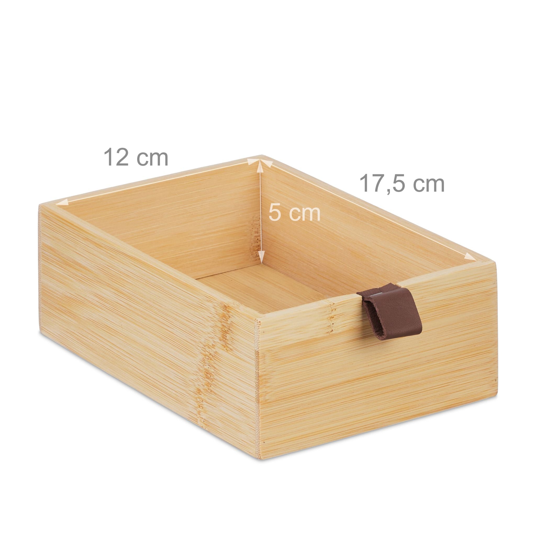 Schreibtisch Organizer 3 Schubladen Braun-Hellbraun von Relaxdays