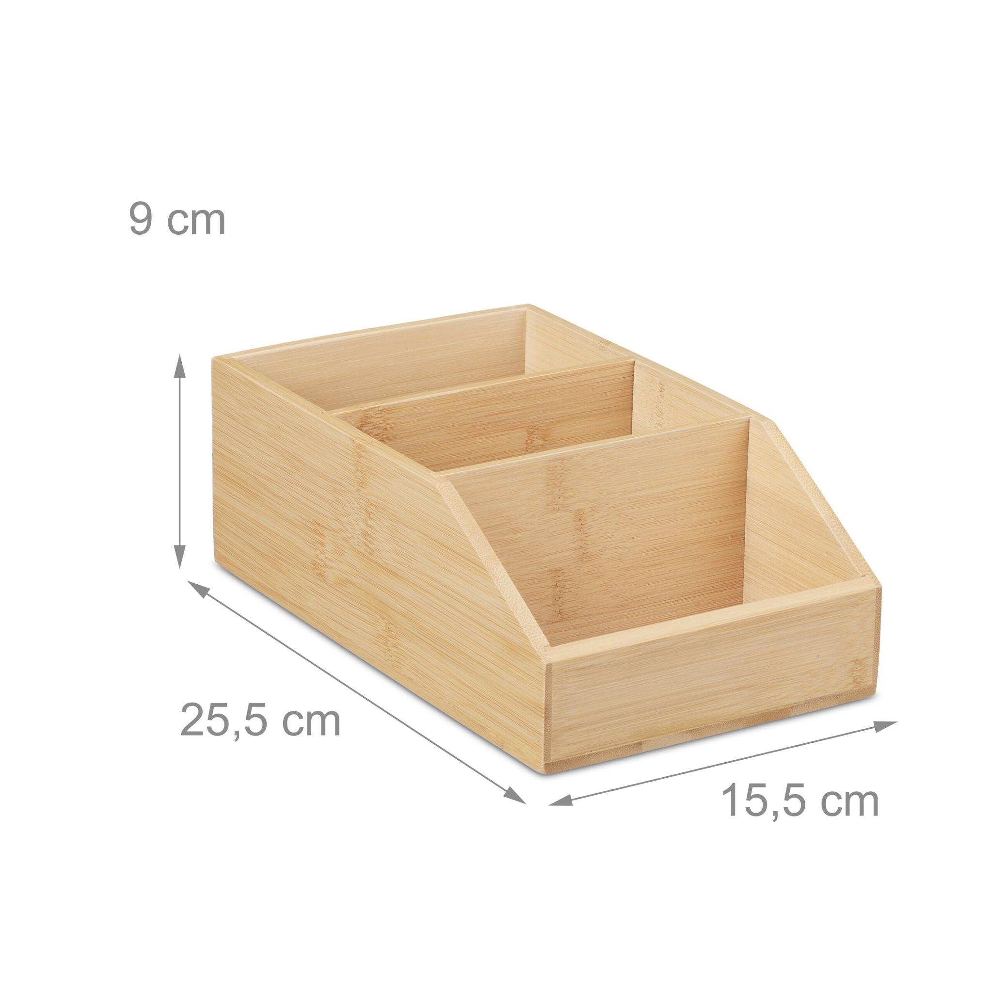 Schreibtisch Organizer Hellbraun von Relaxdays