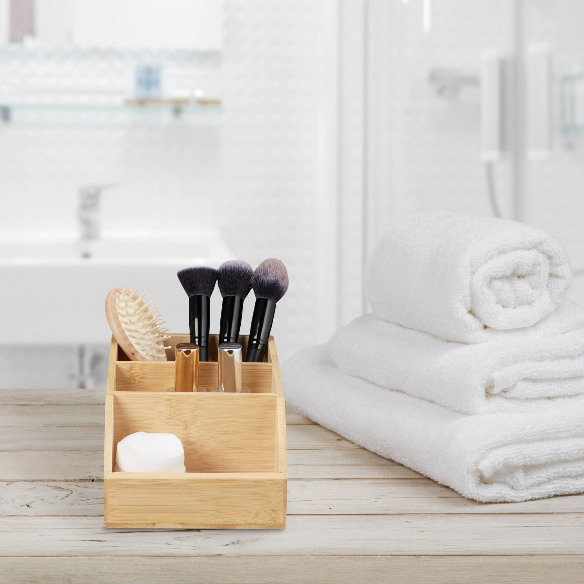 Schreibtisch Organizer Hellbraun von Relaxdays