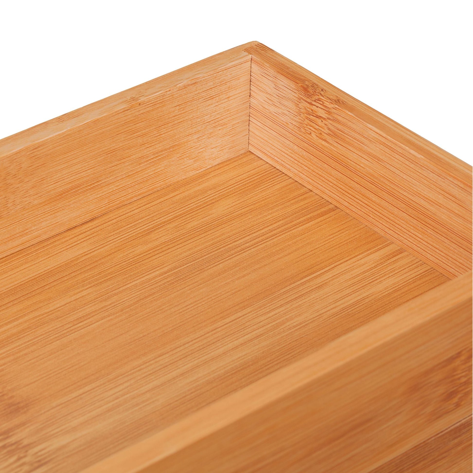Kabelbox Bambus Hellbraun von Relaxdays