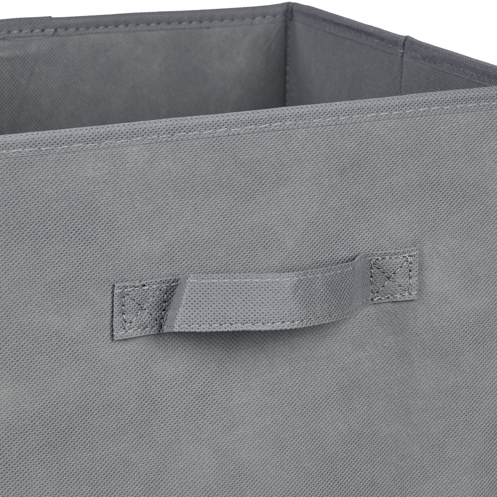 Aufbewahrungsbox 6er-Set Grau von Relaxdays
