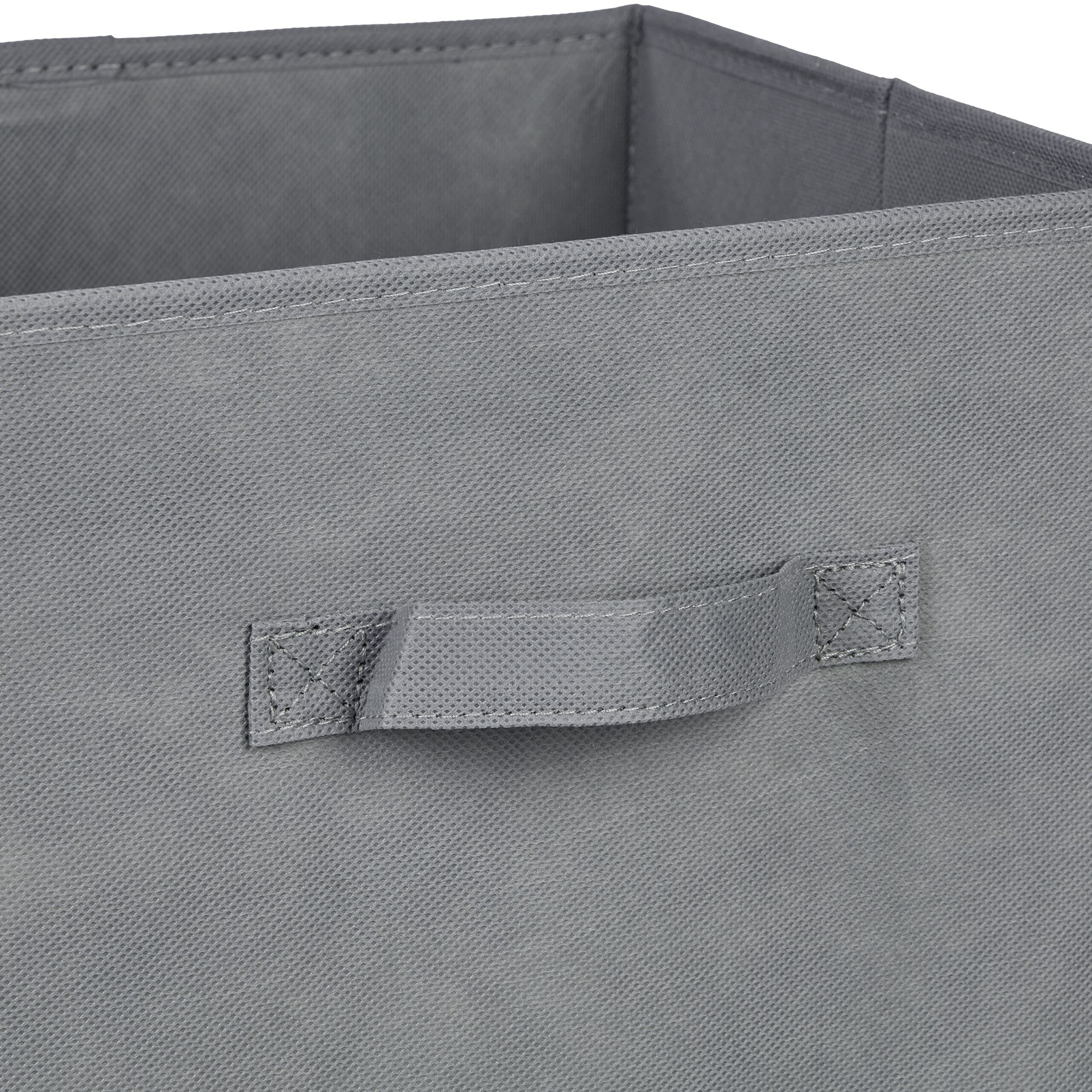 Aufbewahrungsbox 6er-Set Grau von Relaxdays