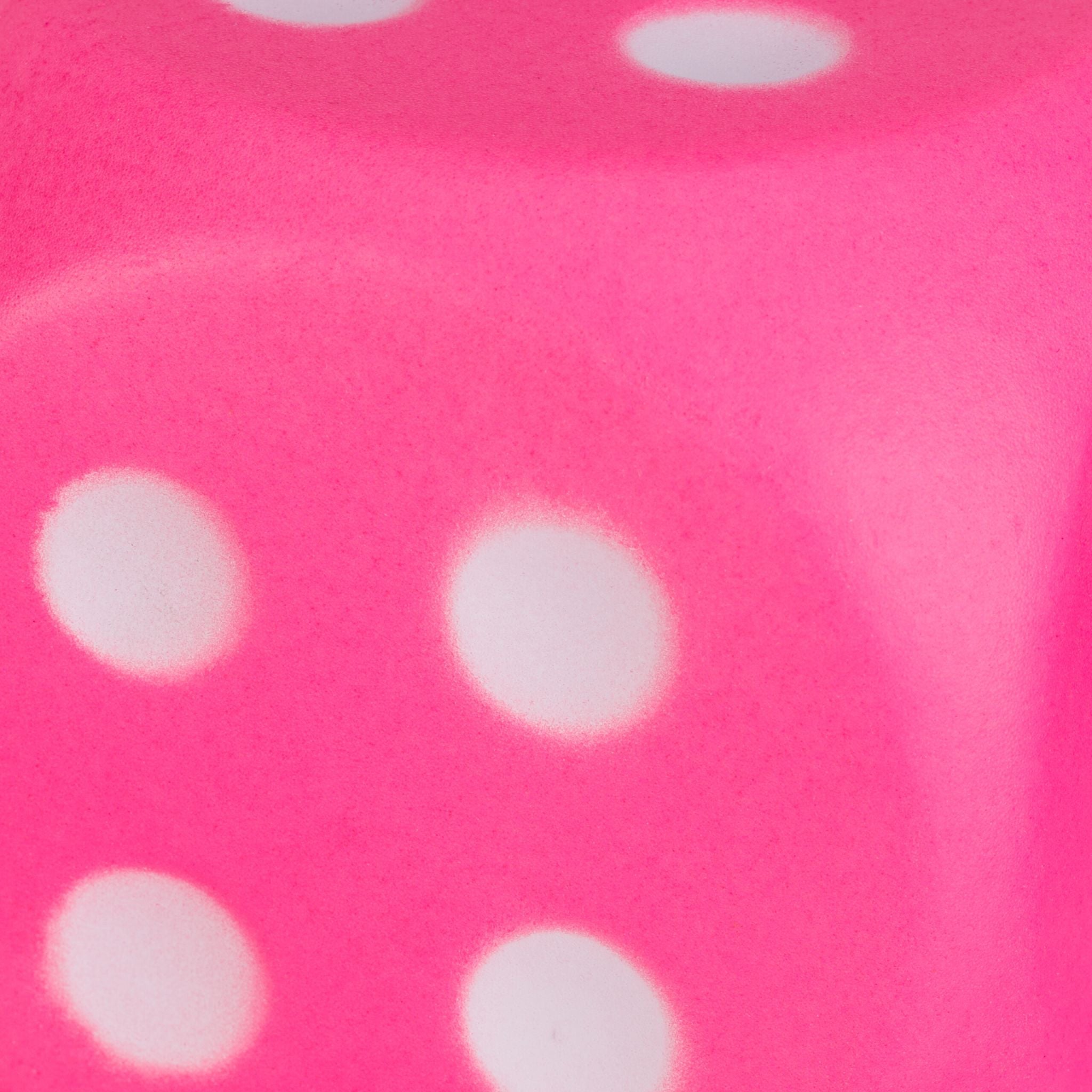 Schaumstoffwürfel 6er-Set Weiss-Pink von Relaxdays