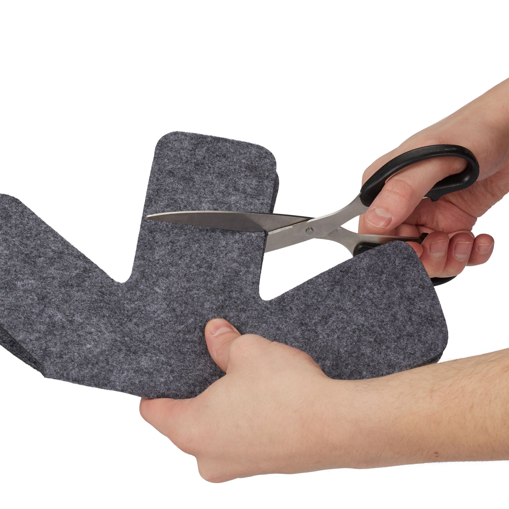 Pfannenschoner Filz 6er-Set Grau von Relaxdays