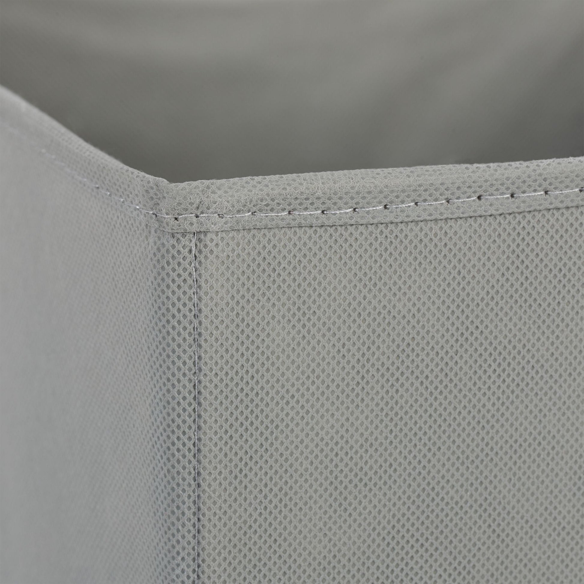 Aufbewahrungsbox 4er-Set Silber-Grau von Relaxdays