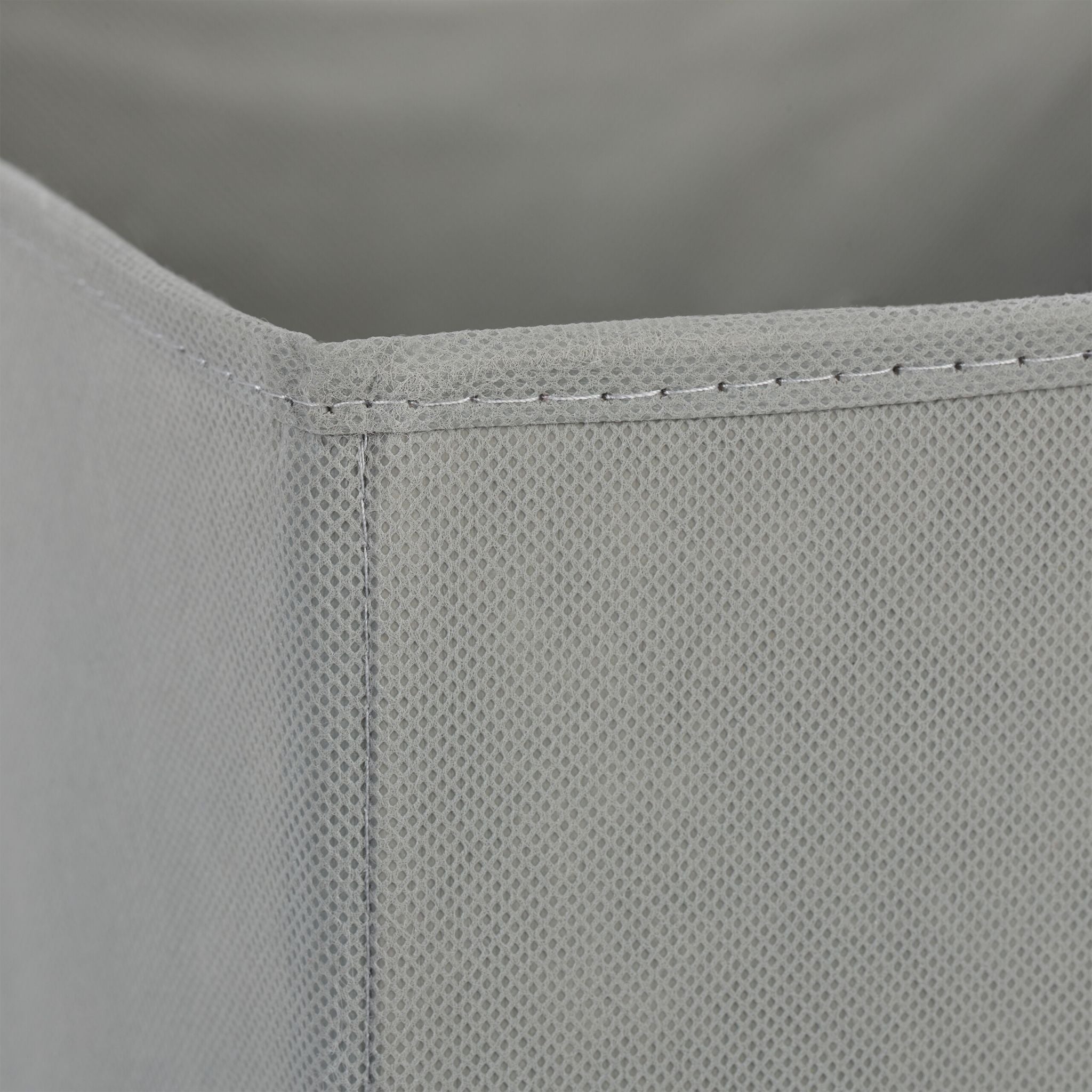 Aufbewahrungsbox 4er-Set Silber-Grau von Relaxdays