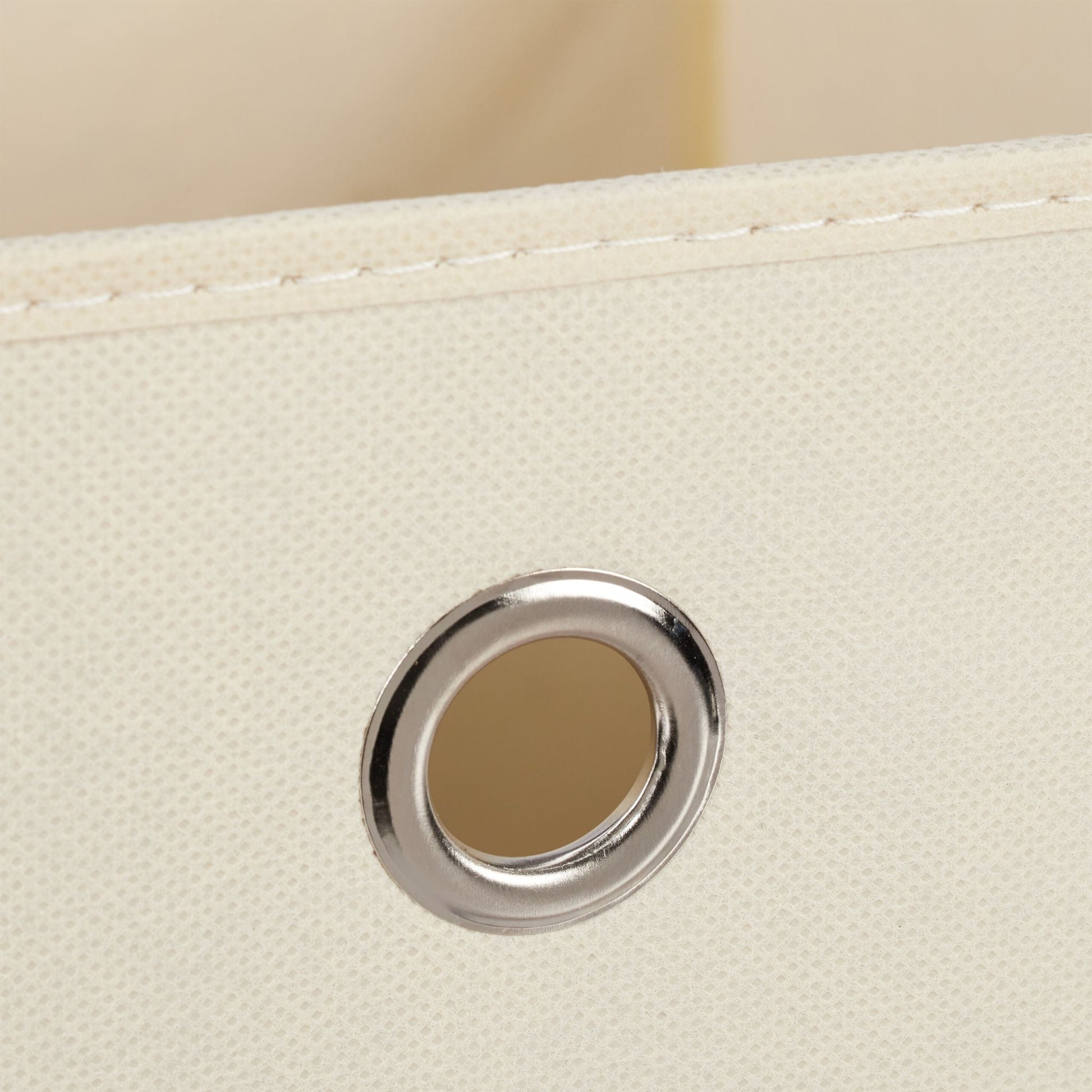 Aufbewahrungsbox 4er-Set Beige-Silber von Relaxdays
