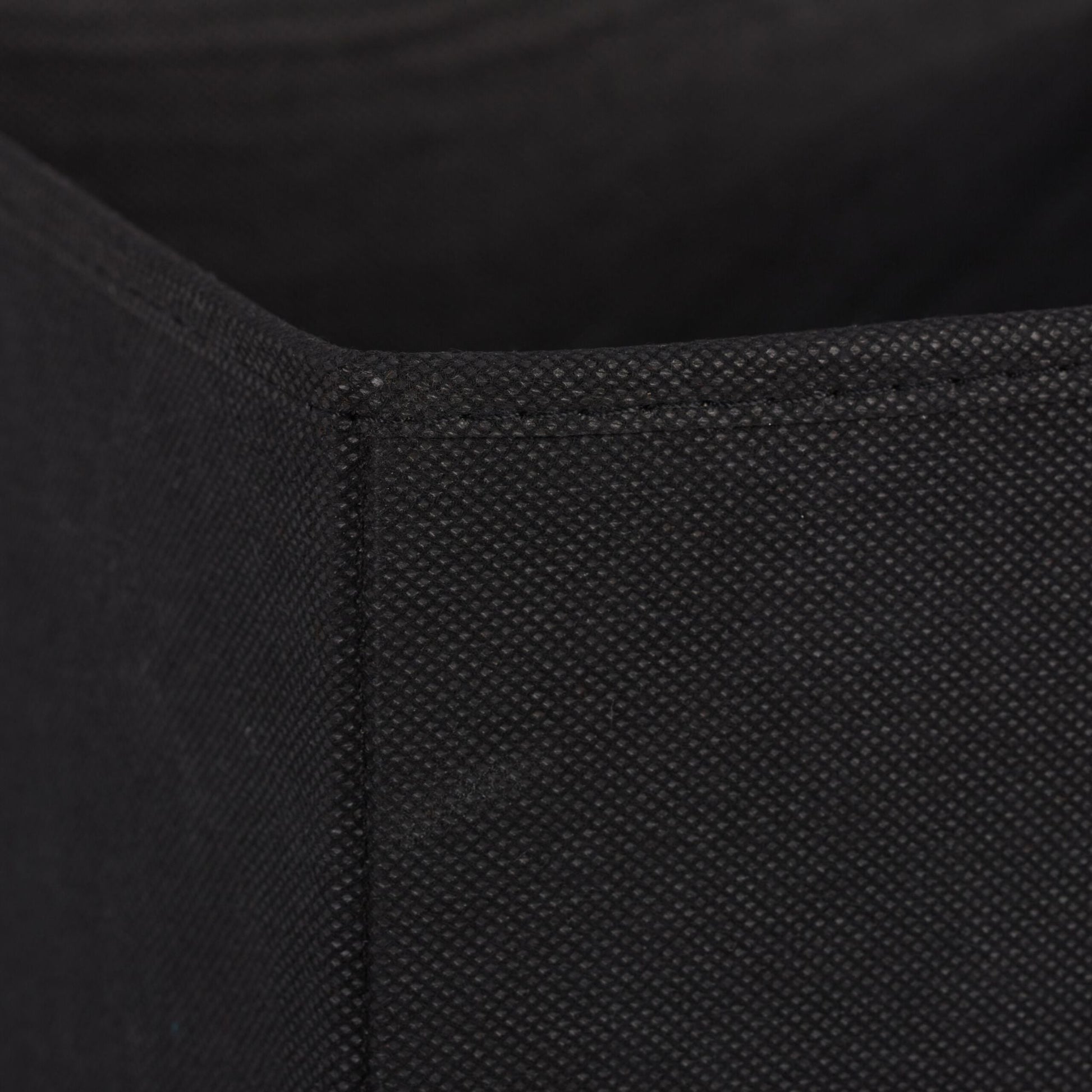Aufbewahrungsbox 4er-Set Schwarz-Silber von Relaxdays