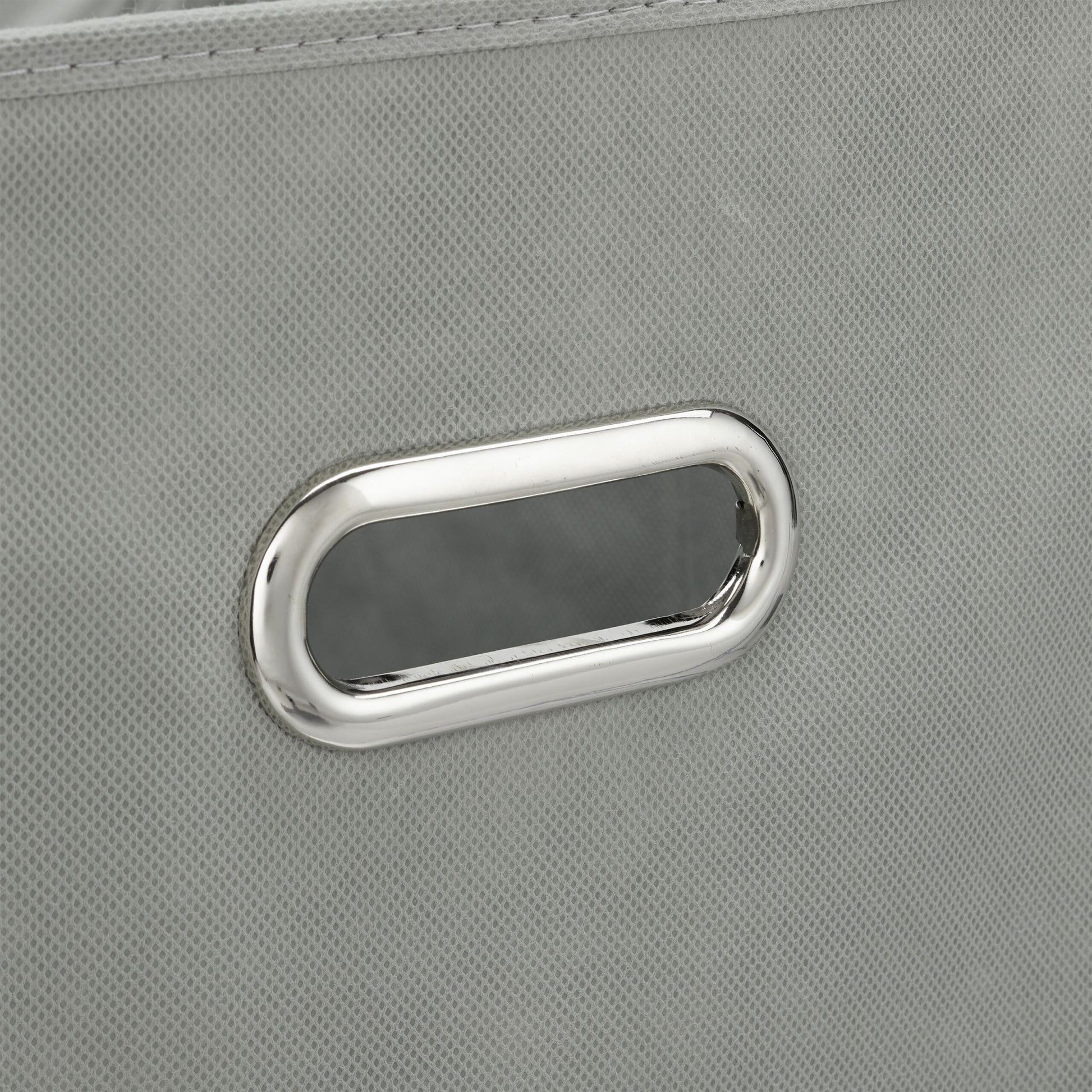 Aufbewahrungsbox 4er-Set Silber-Grau von Relaxdays