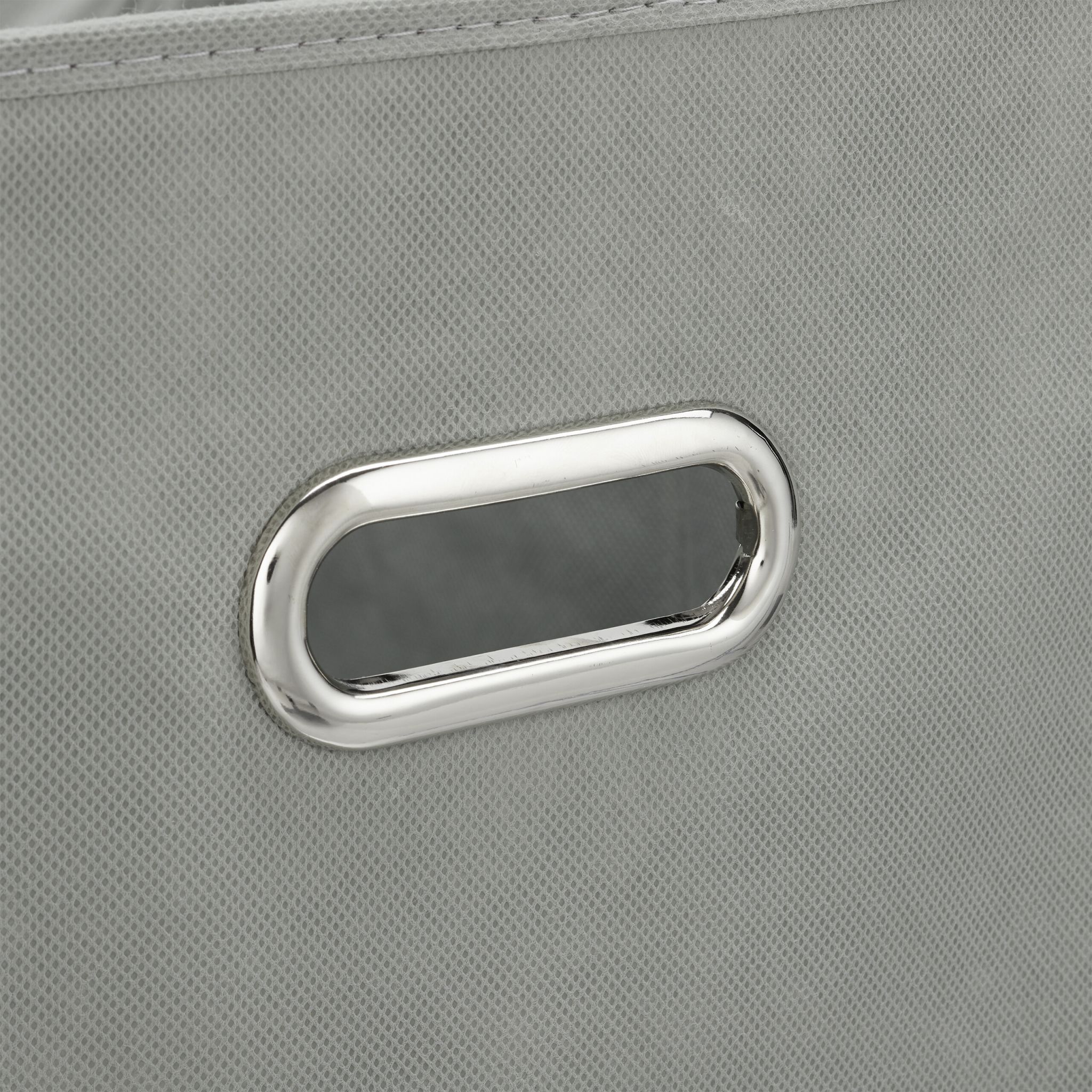 Aufbewahrungsbox 4er-Set Silber-Grau von Relaxdays
