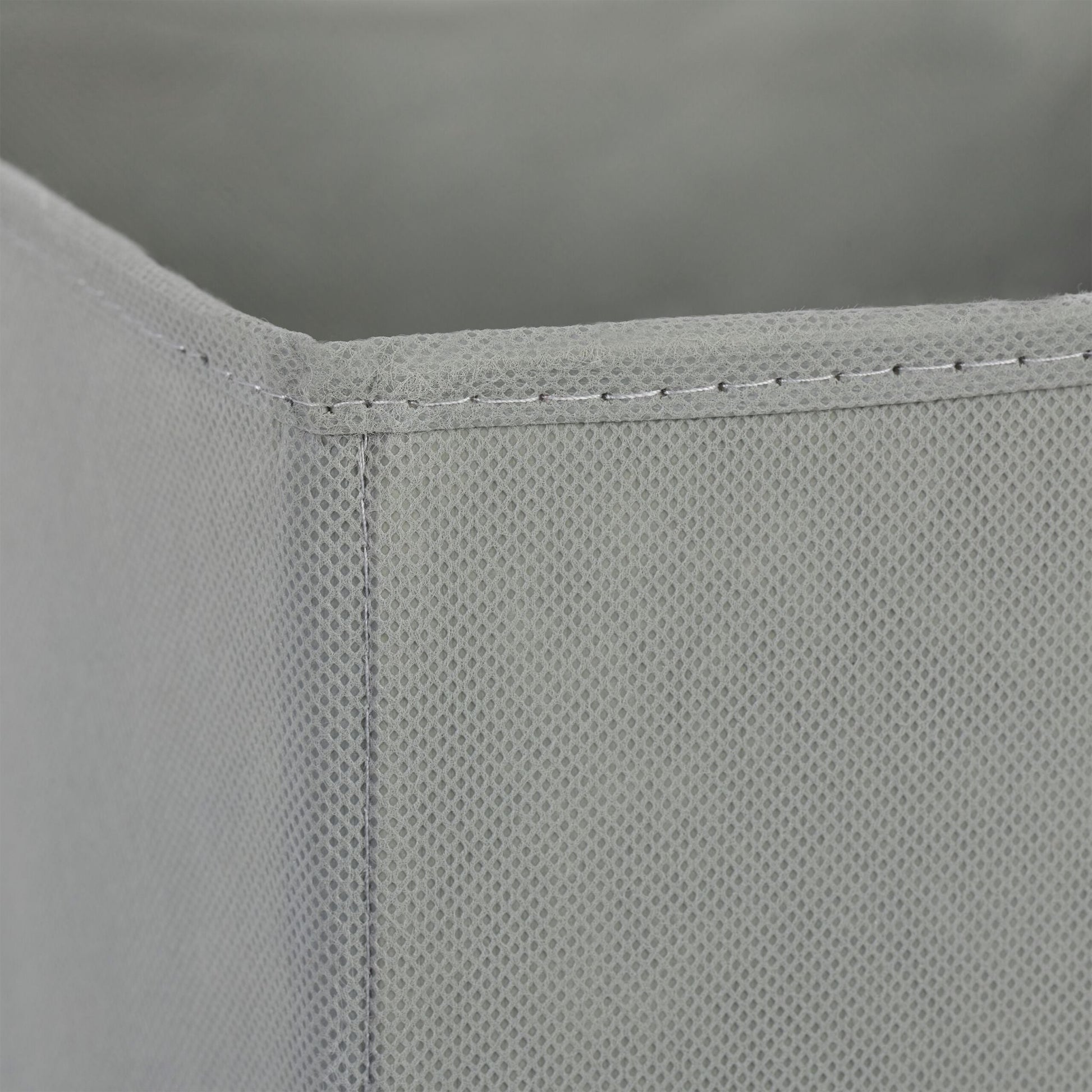 Aufbewahrungsbox 4er-Set Silber-Grau von Relaxdays