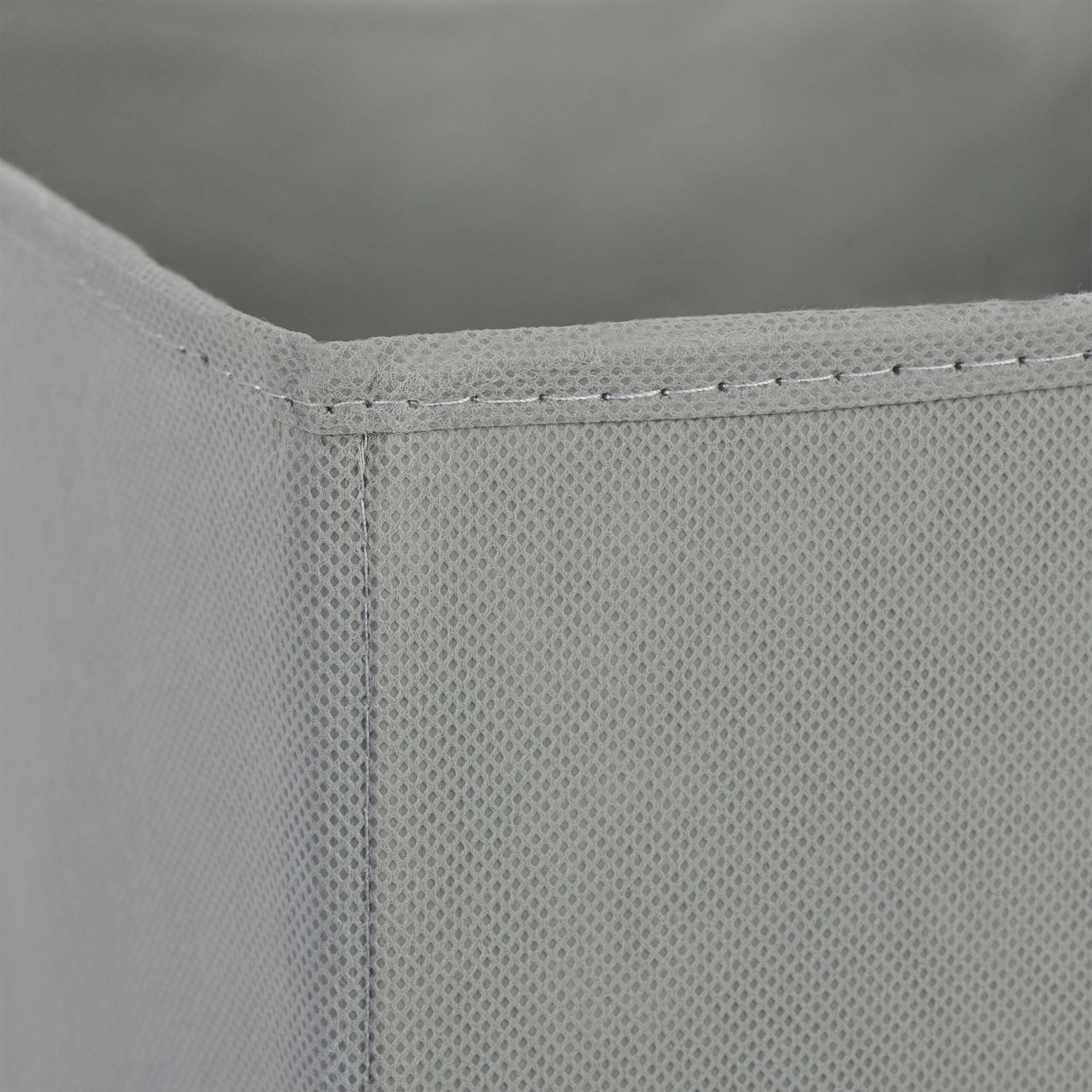 Aufbewahrungsbox 4er-Set Silber-Grau von Relaxdays