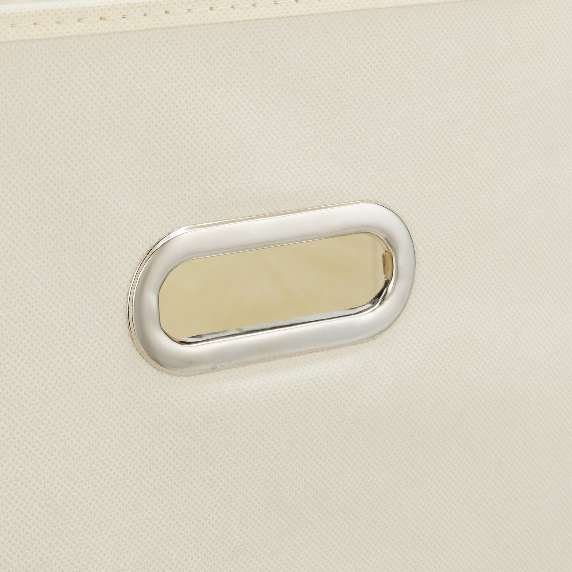 Aufbewahrungsbox 4er-Set Beige-Silber von Relaxdays