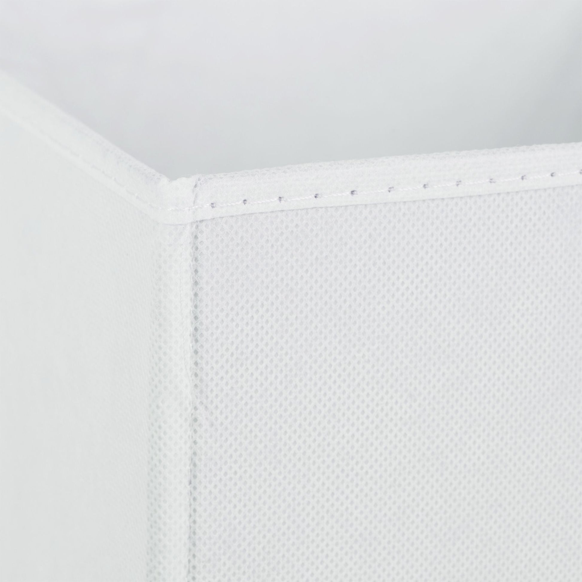 Aufbewahrungsbox 4er-Set Weiss-Silber von Relaxdays