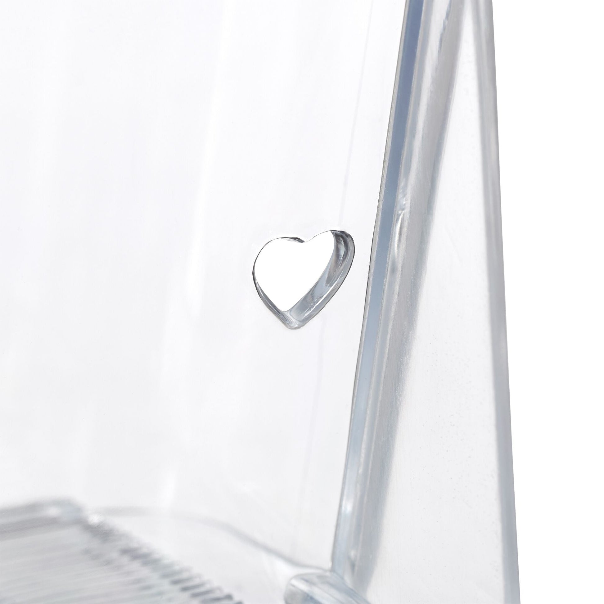 Prospektständer für DIN A5 10er-Set Transparent von Relaxdays