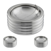 Windaschenbecher 3er-Set Silber von Relaxdays