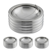 Windaschenbecher 4er-Set Silber von Relaxdays