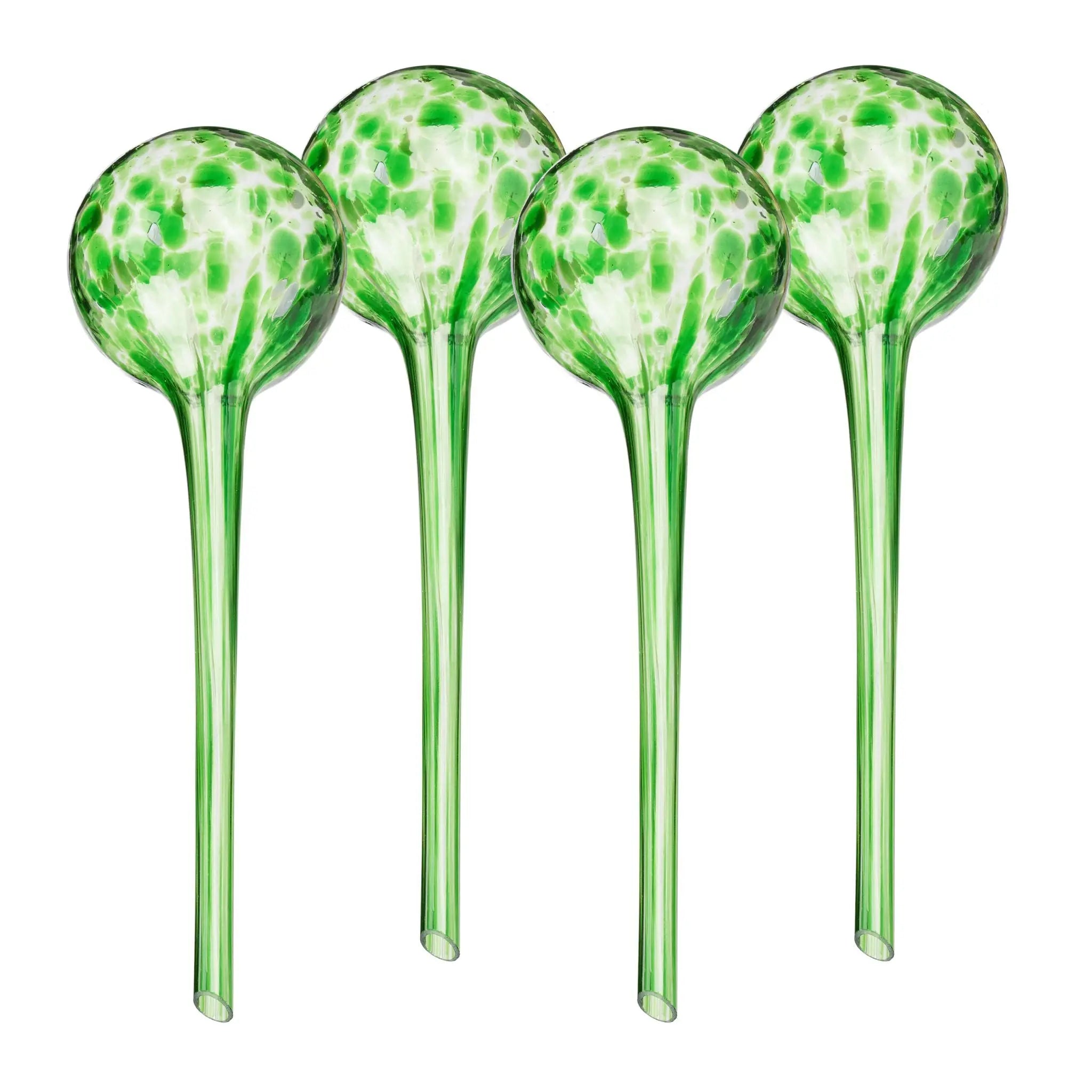 Bewässerungskugeln Glas 4er-Set Grün von Relaxdays