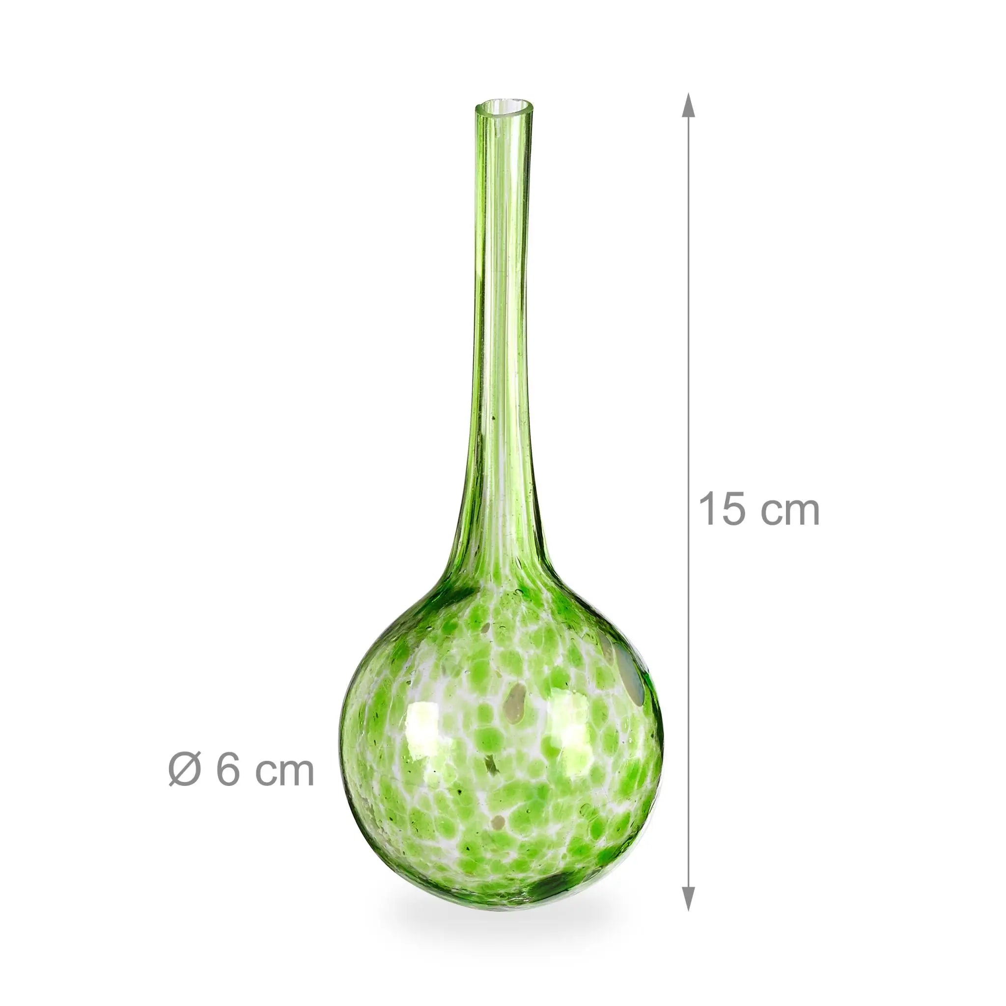 Bewässerungskugeln Glas 4er-Set Grün von Relaxdays