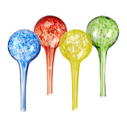 Bewässerungskugeln Glas 4er-Set Blau-Grün-Rot von Relaxdays