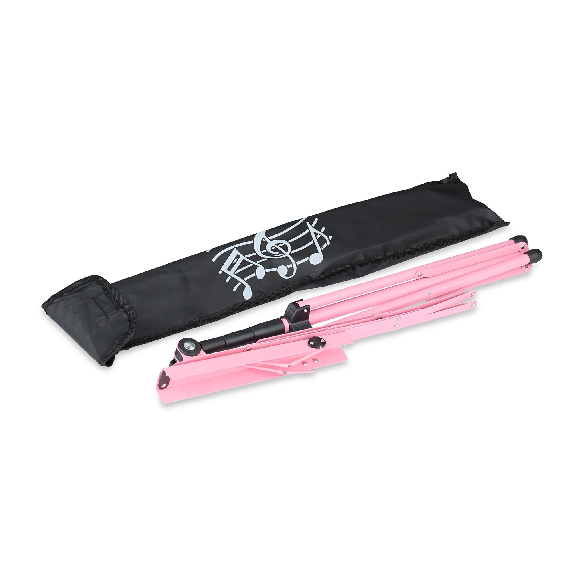 Notenständer klappbar Rosa von Relaxdays