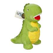 Spardose Dinosaurier Gelb-Grün-Rot von Relaxdays