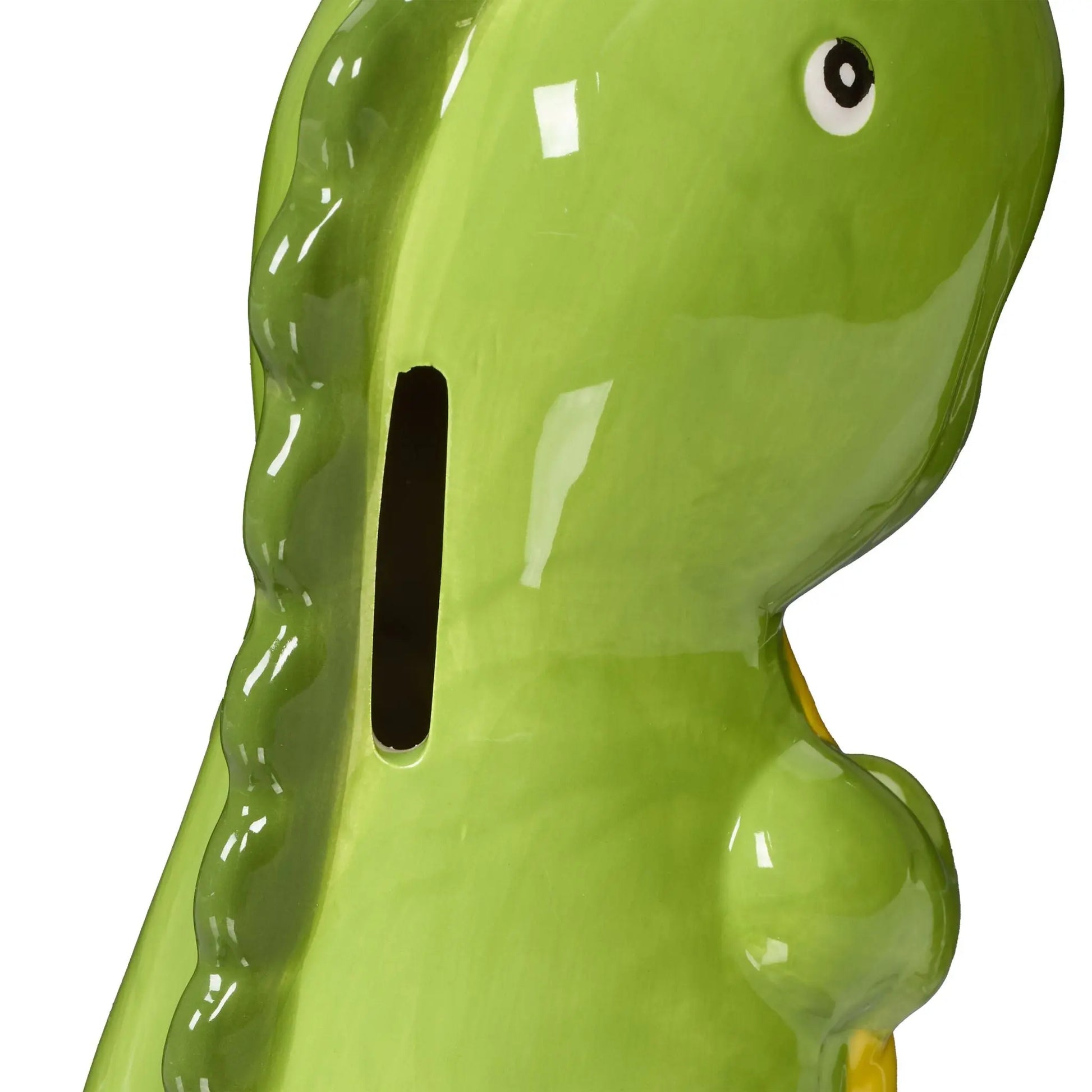 Spardose Dinosaurier Gelb-Grün-Rot von Relaxdays
