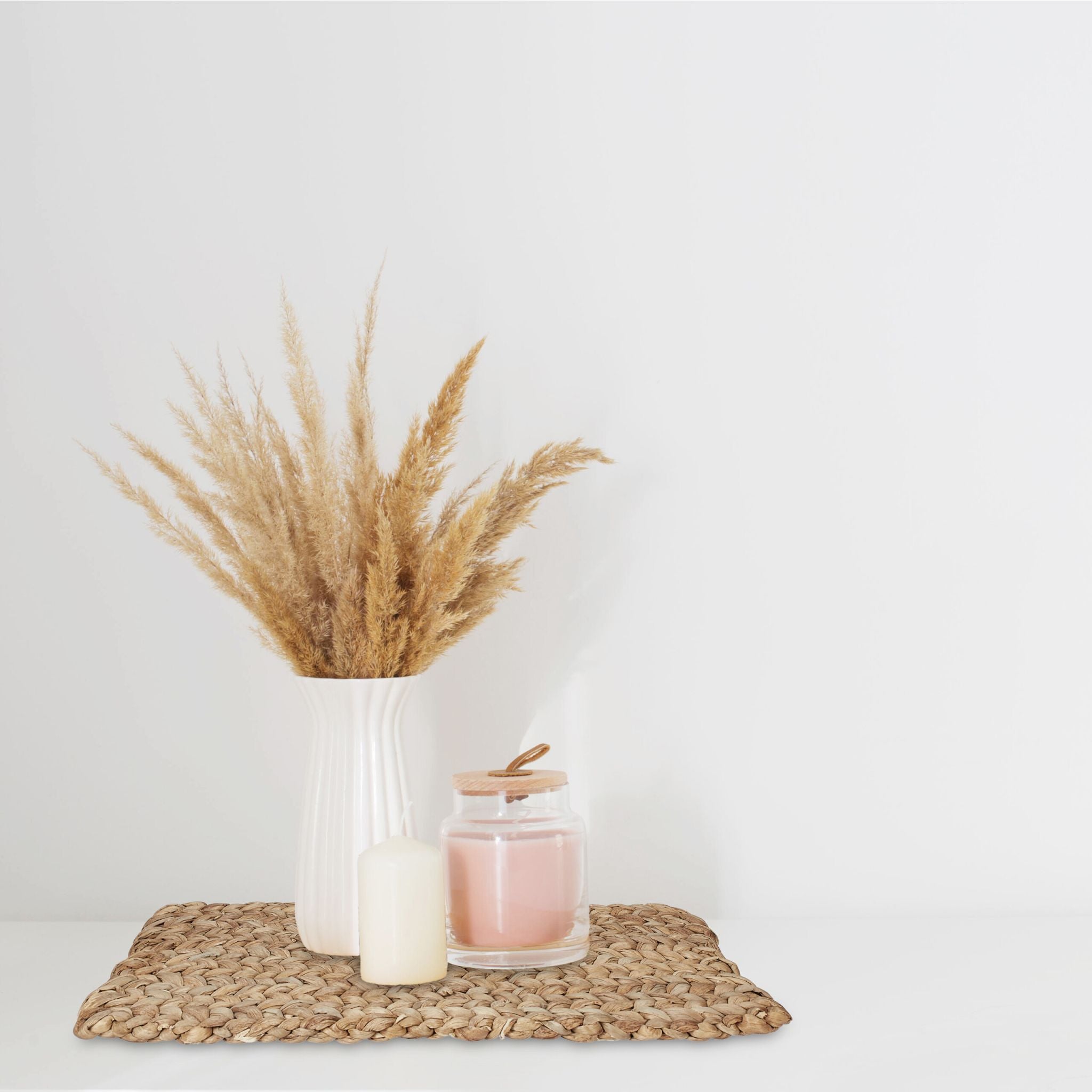 Eckiges Tischset 6er-Set Hellbraun von Relaxdays